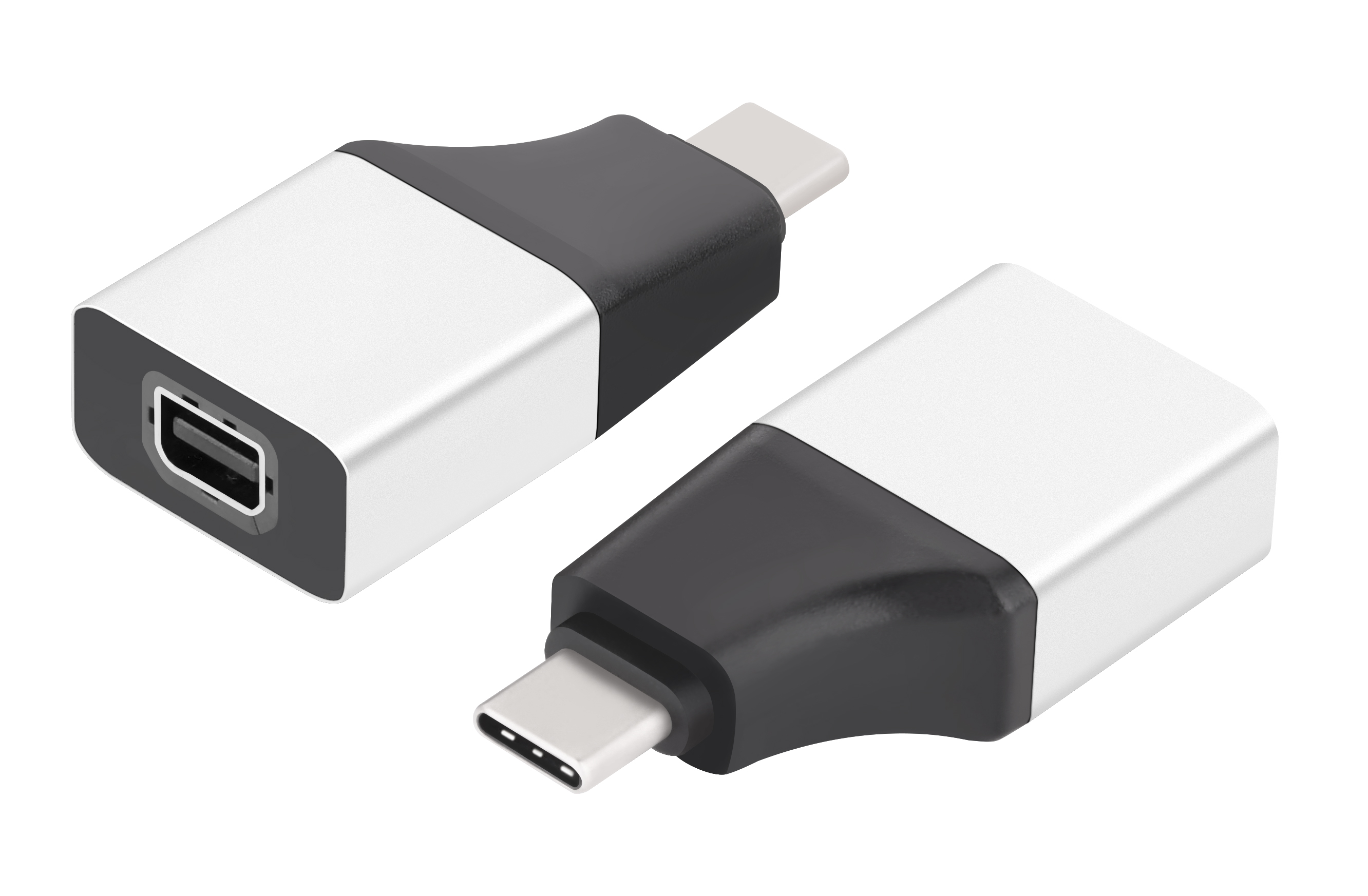 Aluminum USB C to Mini Displayport Adapter