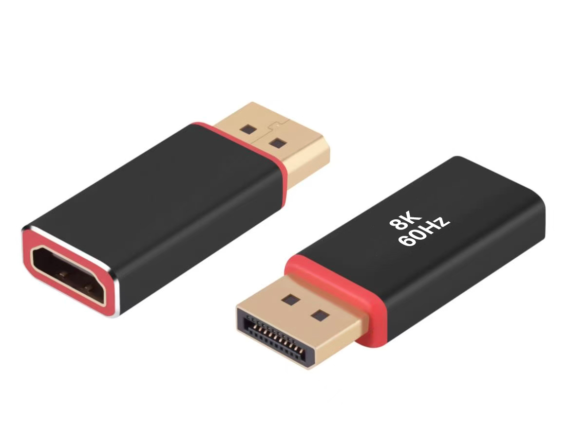 8K Displayport to HDMI Female Adapter