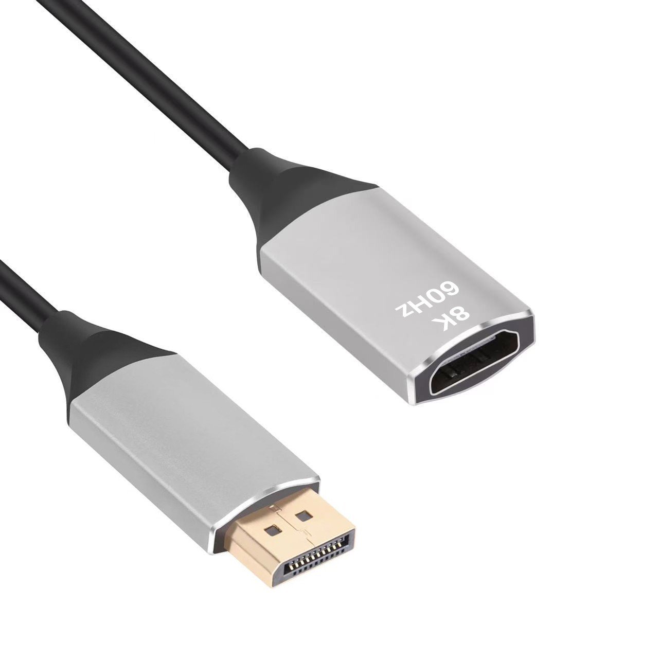 8K Displayport to HDMI Female Cable