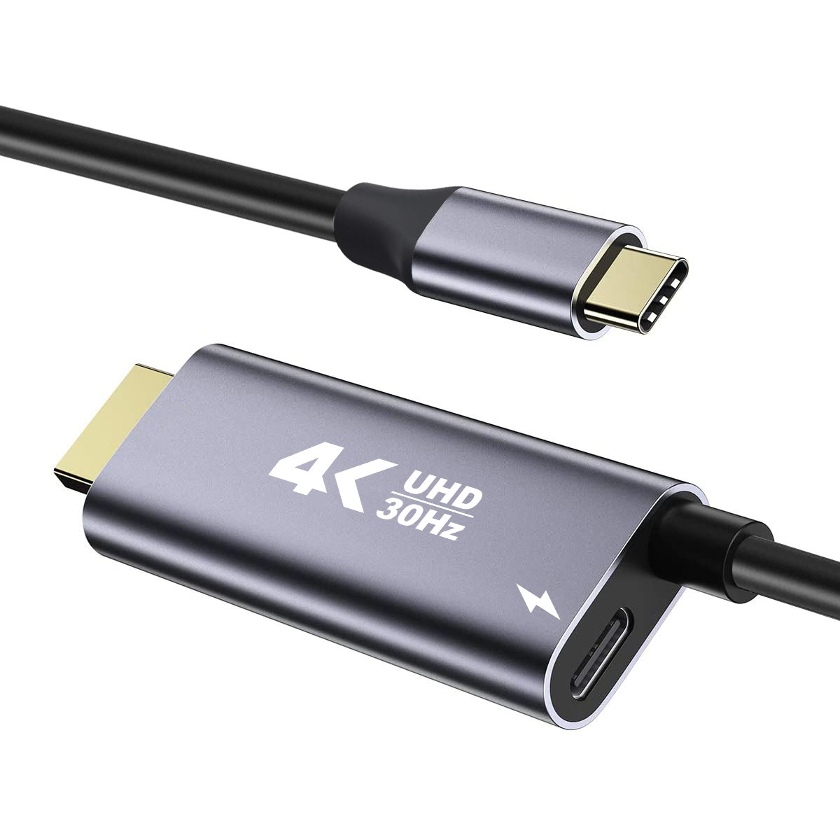 USB C to HDMI 4K30HZ+PD Cable