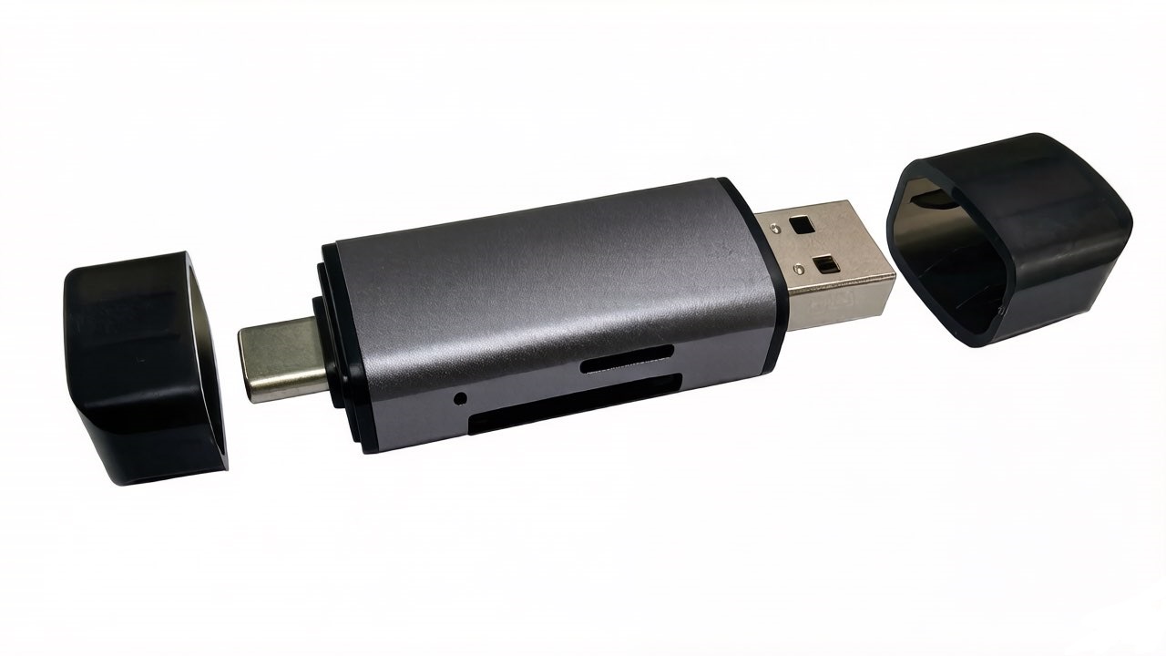 2IN1 USB C+USB C 3.0V Card reader
